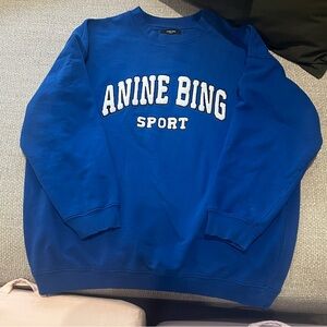 Anine Bing Blue Tyler Sweatshirt